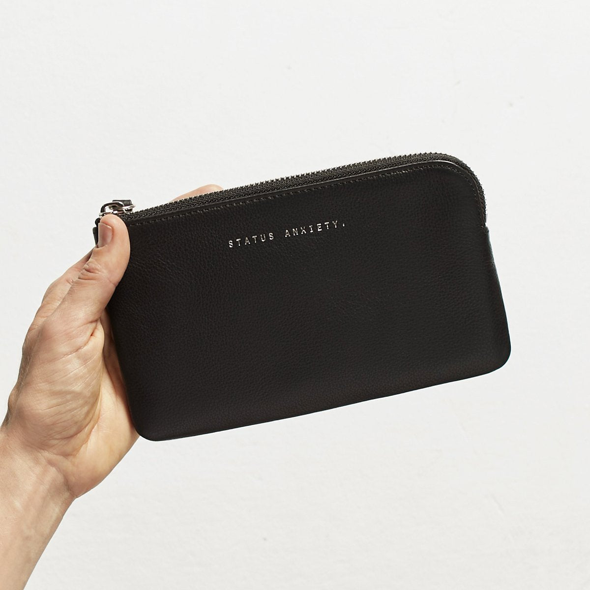 Status Anxiety Smoke and Mirrors Pouch Wallet - Black