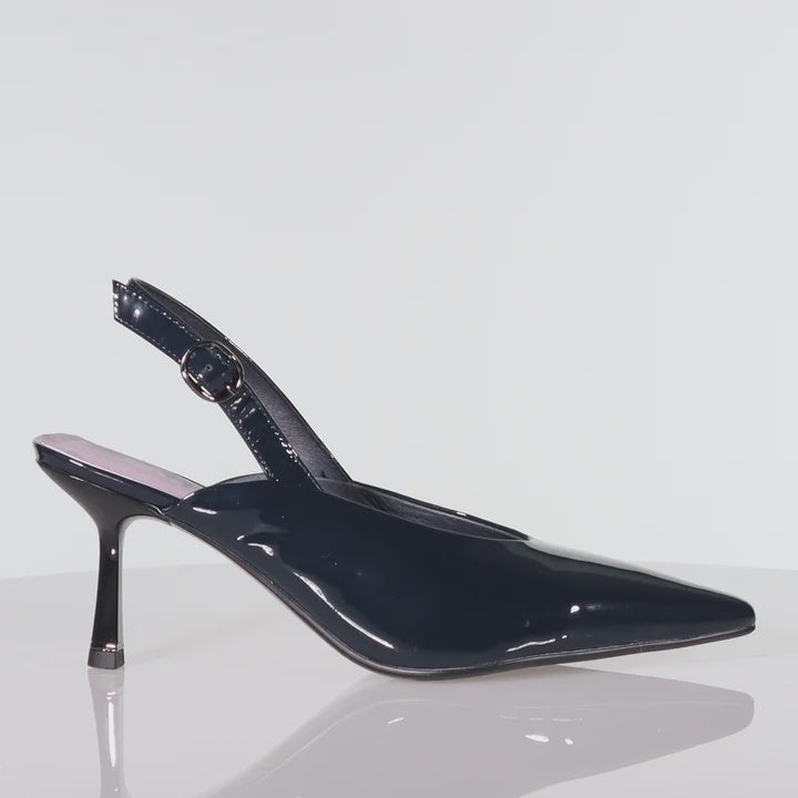 CLEARANCE Vanessa Pumps - Midnight Patent