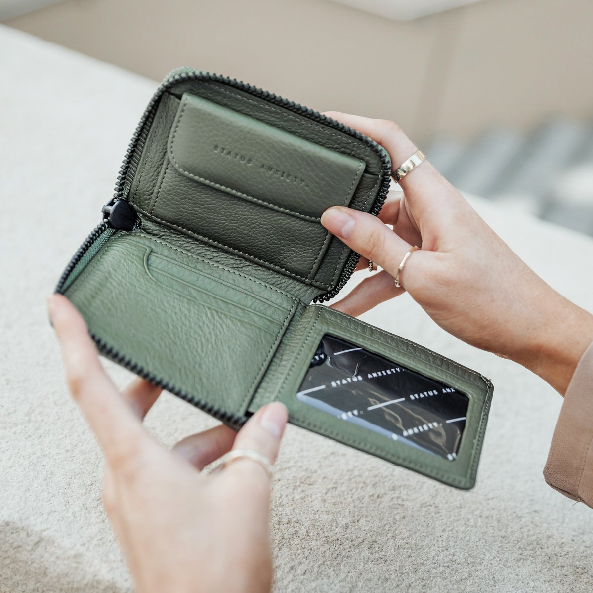 Status Anxiety Wayward Wallet - Khaki