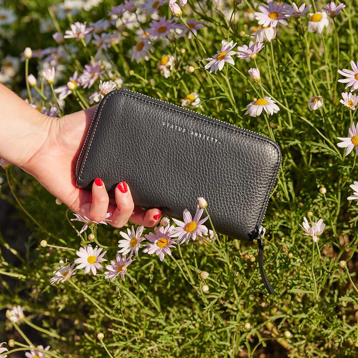 Status Anxiety Yet To Come Wallet - Black