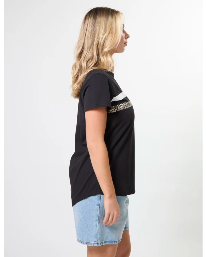 Classic Tee - Black True Icon Stripe