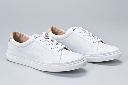 Elk CLEARANCE Alta Sneakers - White With Natural Tab