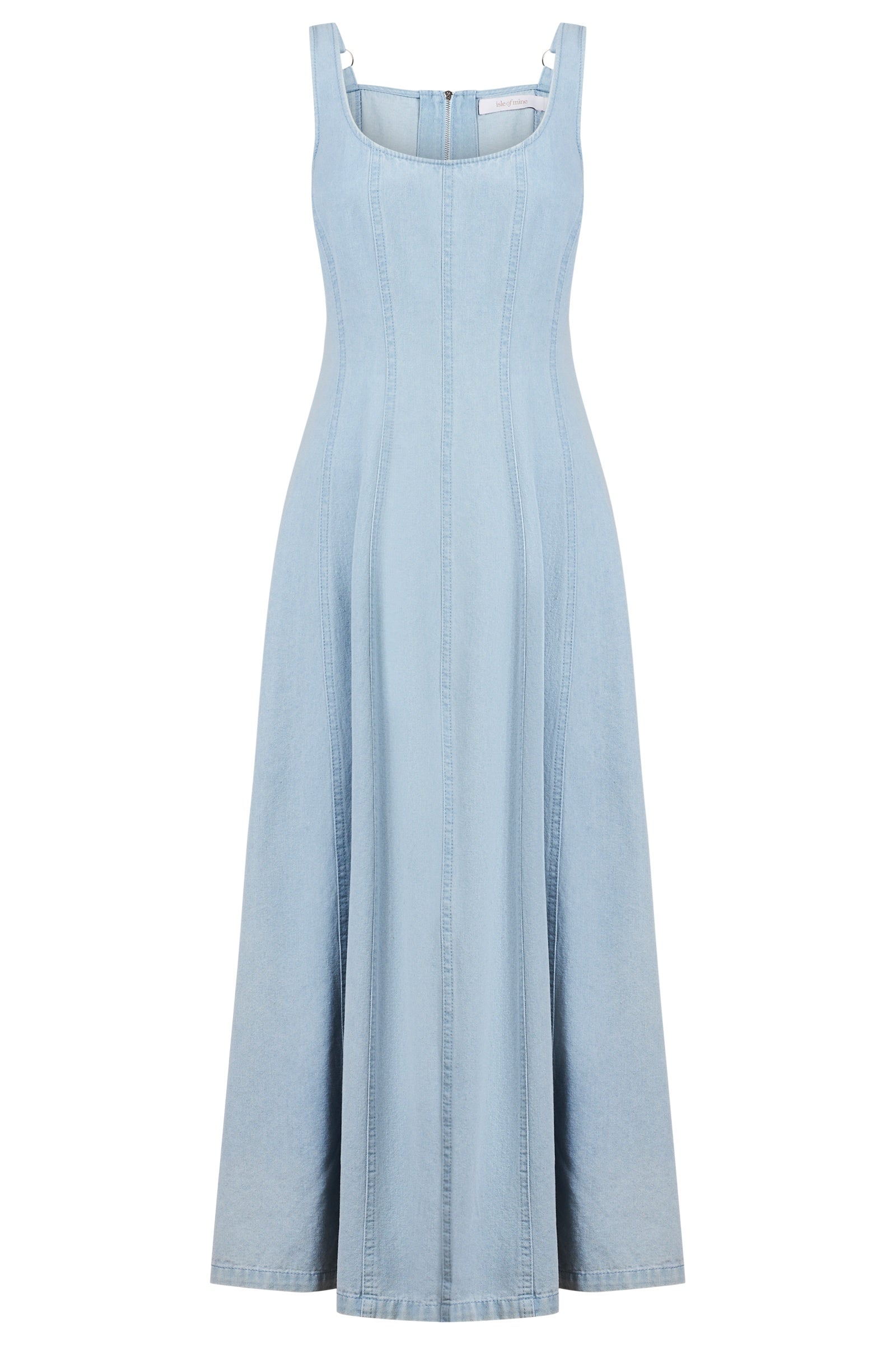 Sofie Denim Tank Dress - Sky