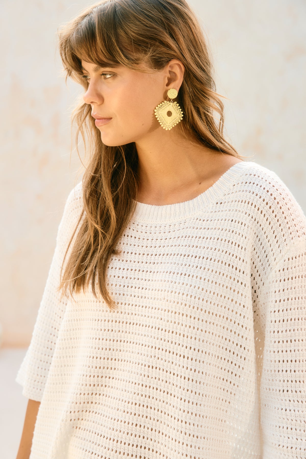 Isle of Mine Sylvie Diamond Earrings - Canvas