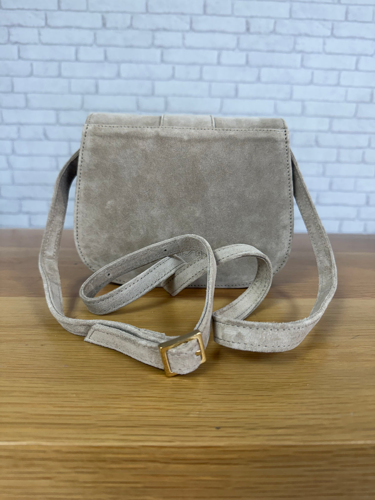 ZBenet Baby Suede Bag - Ecru