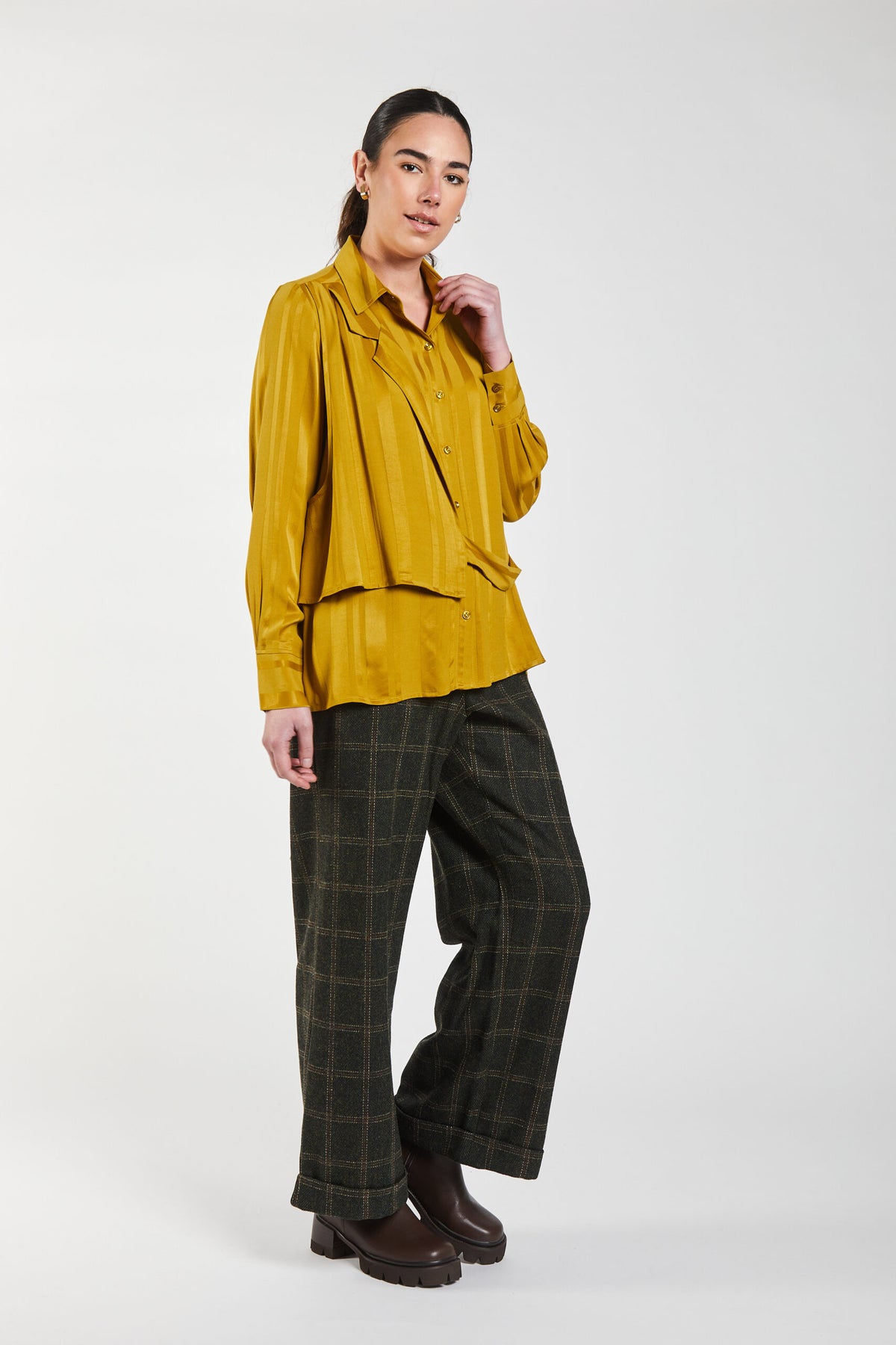Obi Causeway Overlay Shirt - Tarnish