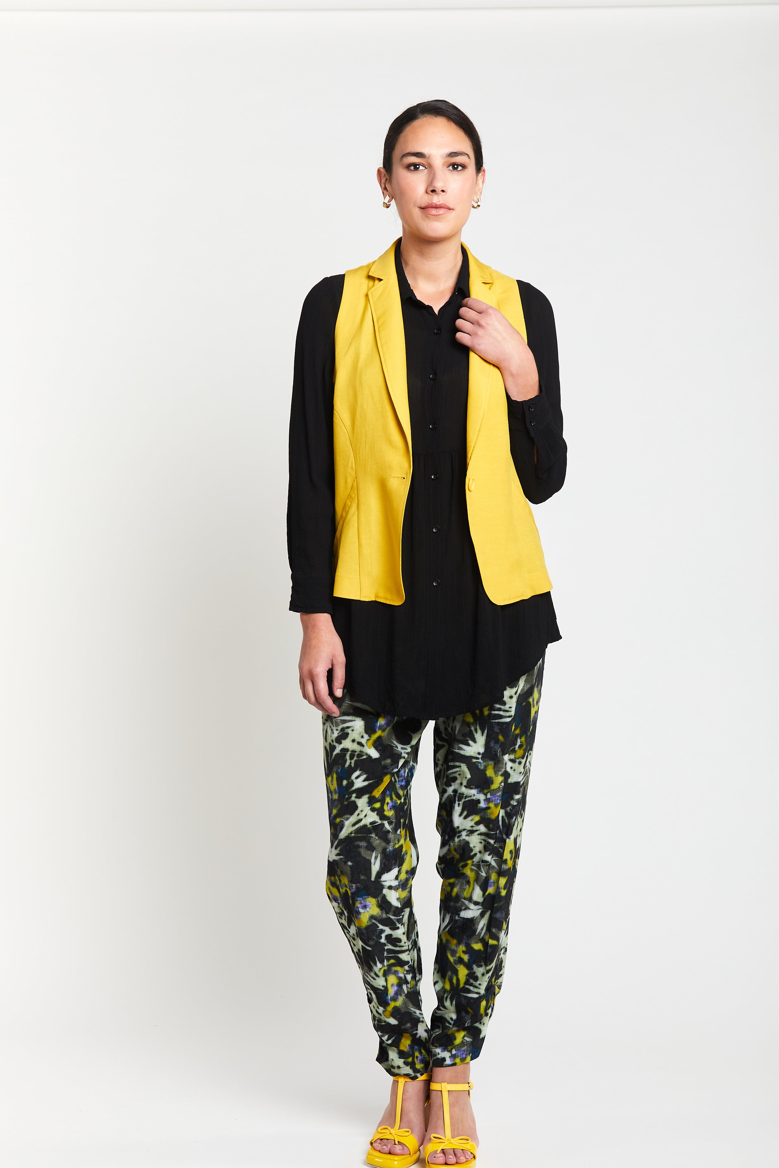 Soprano Boyfriend Vest - Harvest Gold