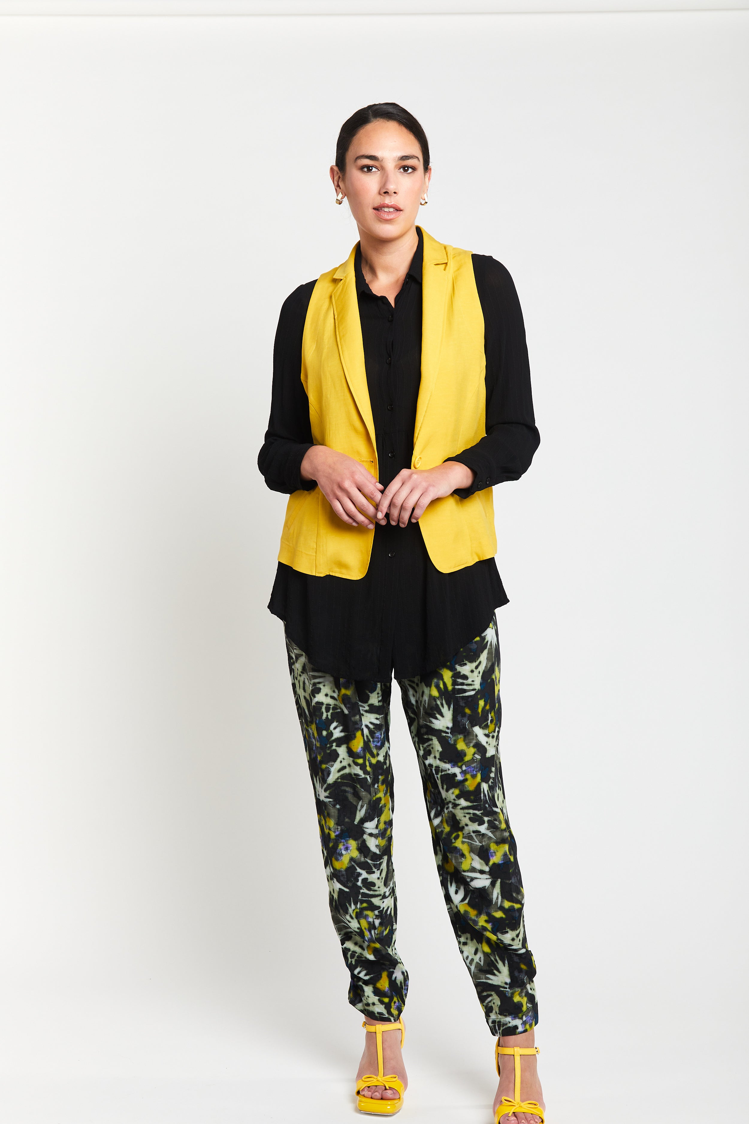 Soprano Boyfriend Vest - Harvest Gold