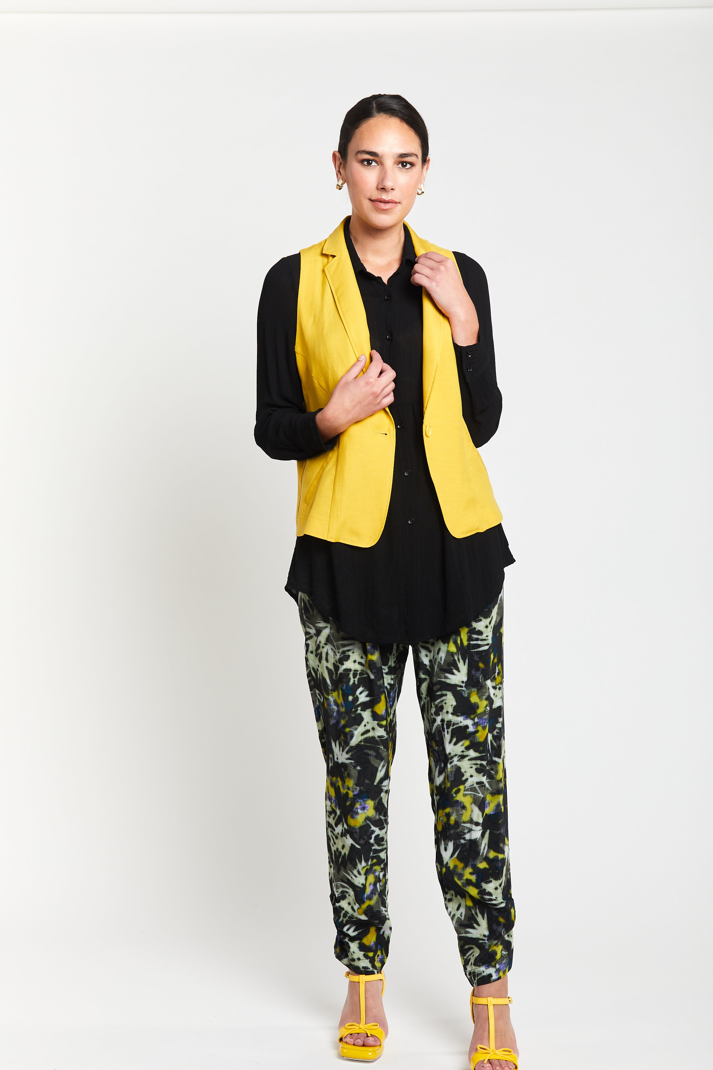 Soprano Boyfriend Vest - Harvest Gold