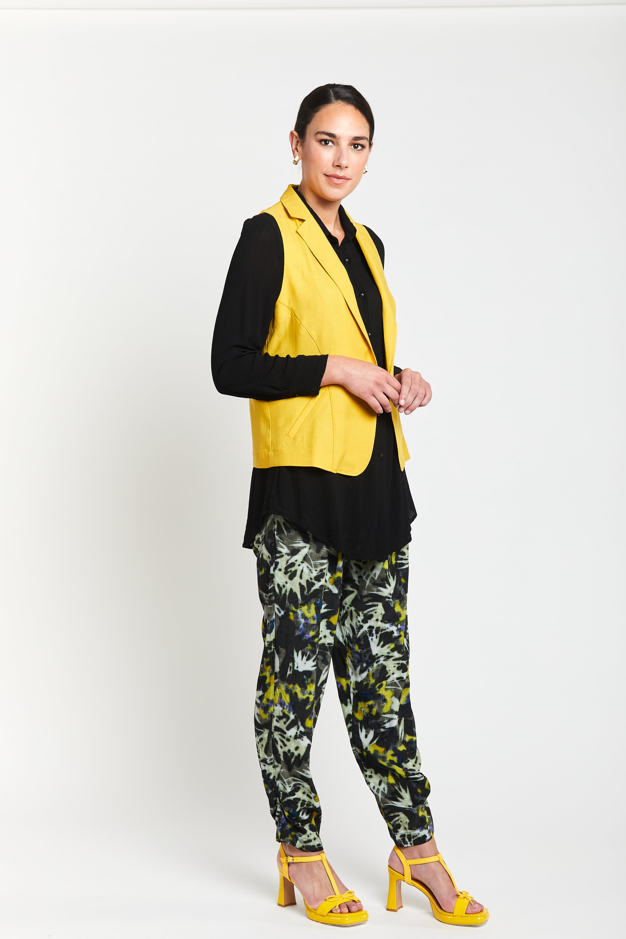 Soprano Boyfriend Vest - Harvest Gold