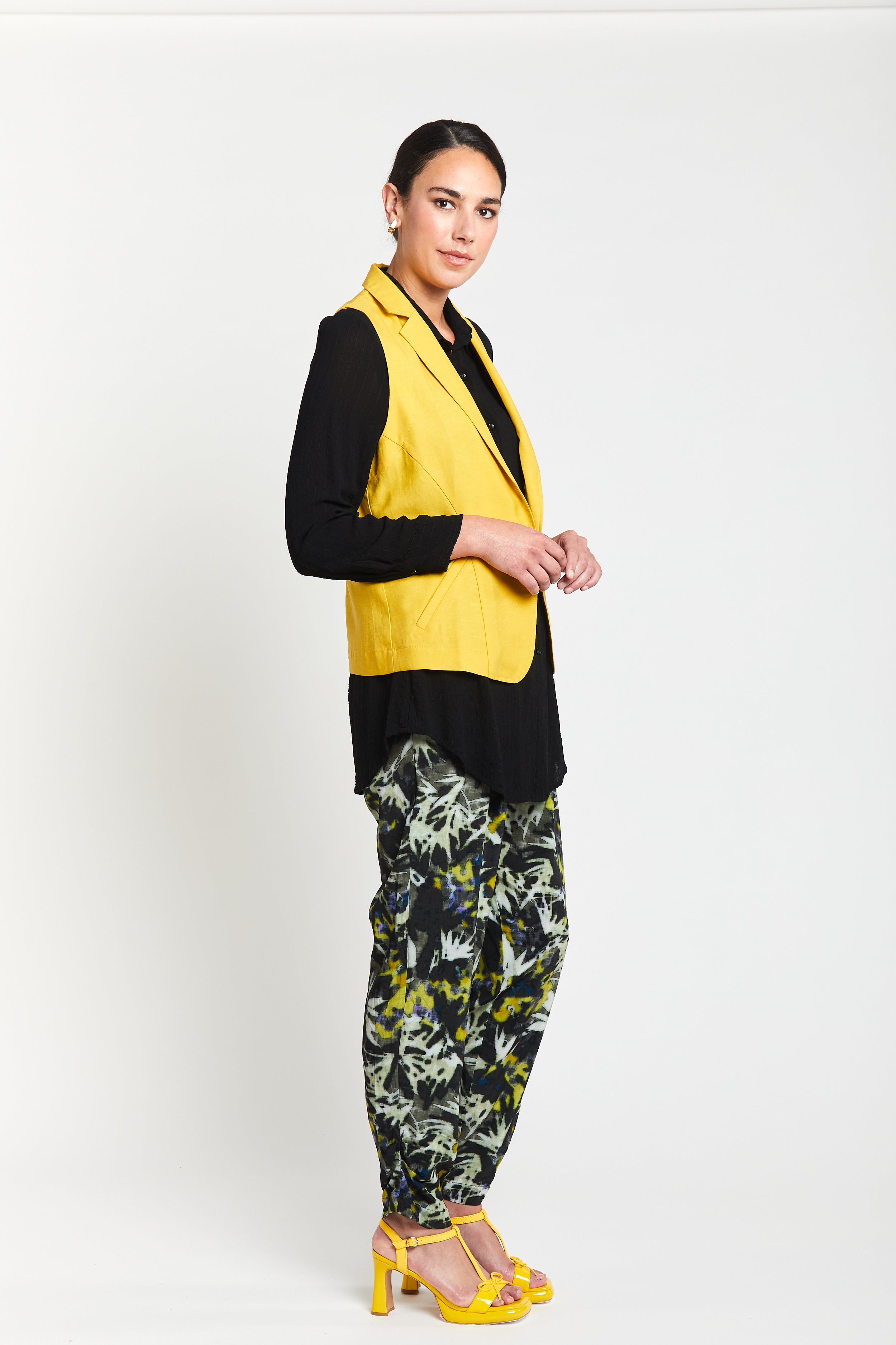 Soprano Boyfriend Vest - Harvest Gold