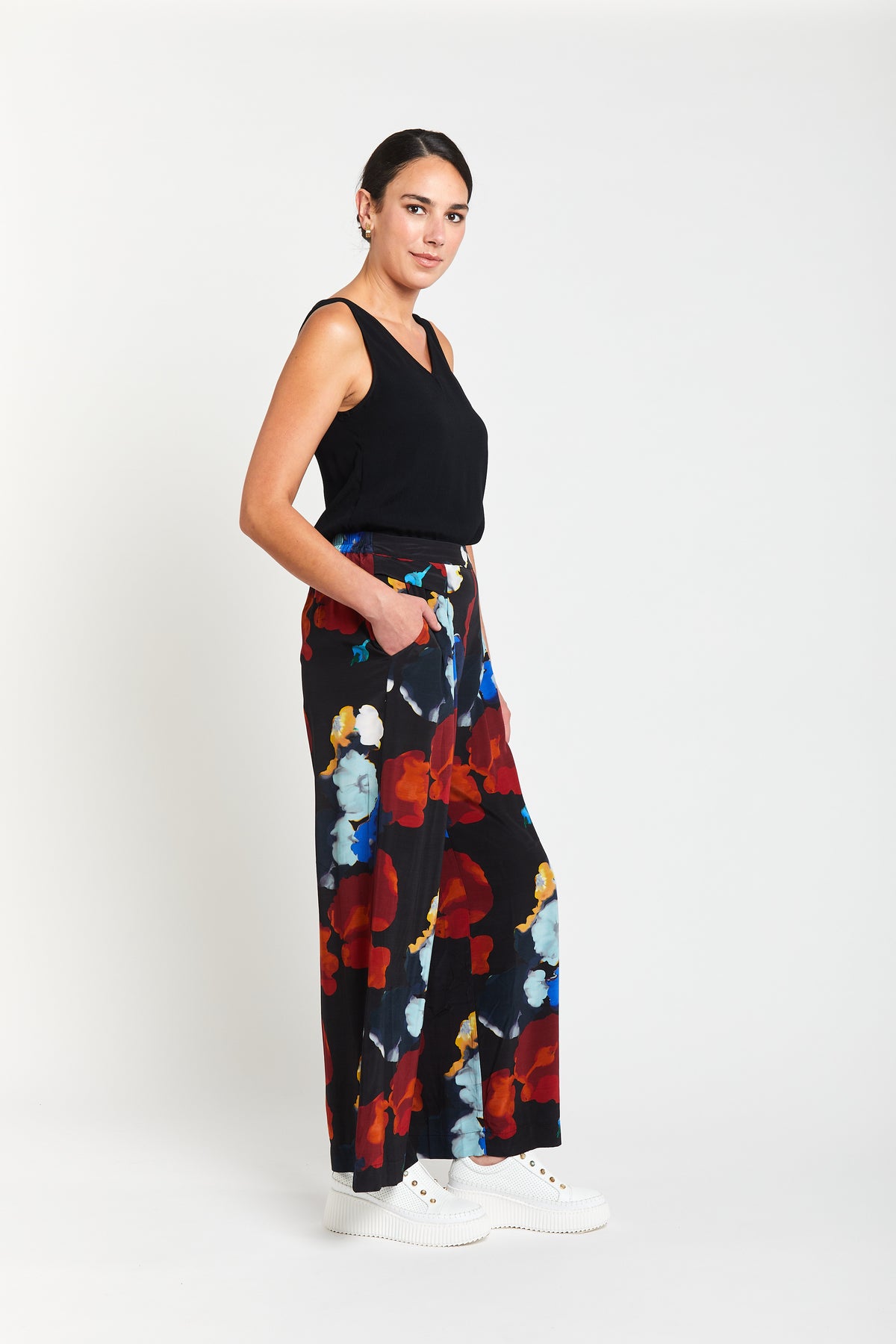 Obi CLEARANCE Rive Gauche Pleat Palazzo Pant - Rive Gauche