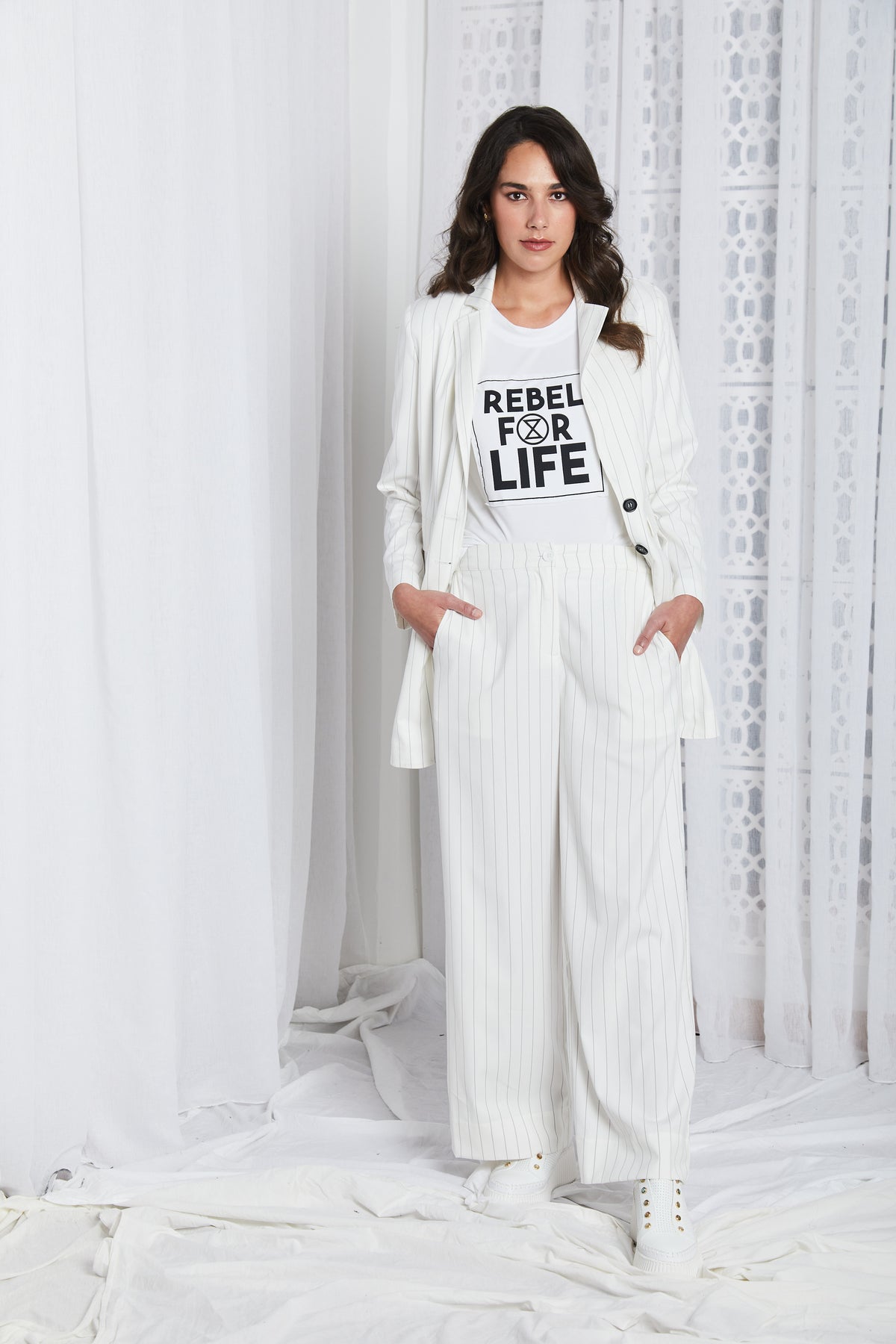 Obi CLEARANCE Rebel For Life Tee - White