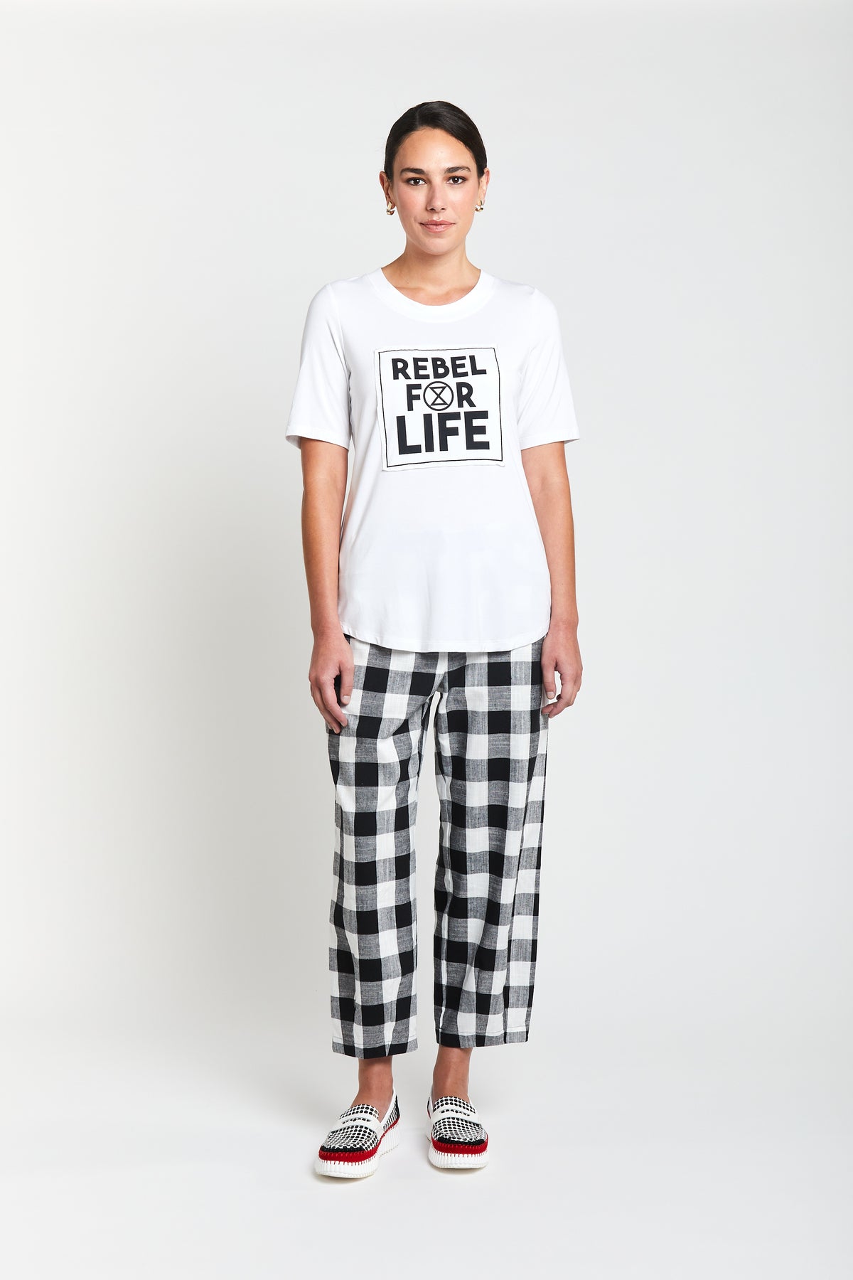 Obi CLEARANCE Rebel For Life Tee - White