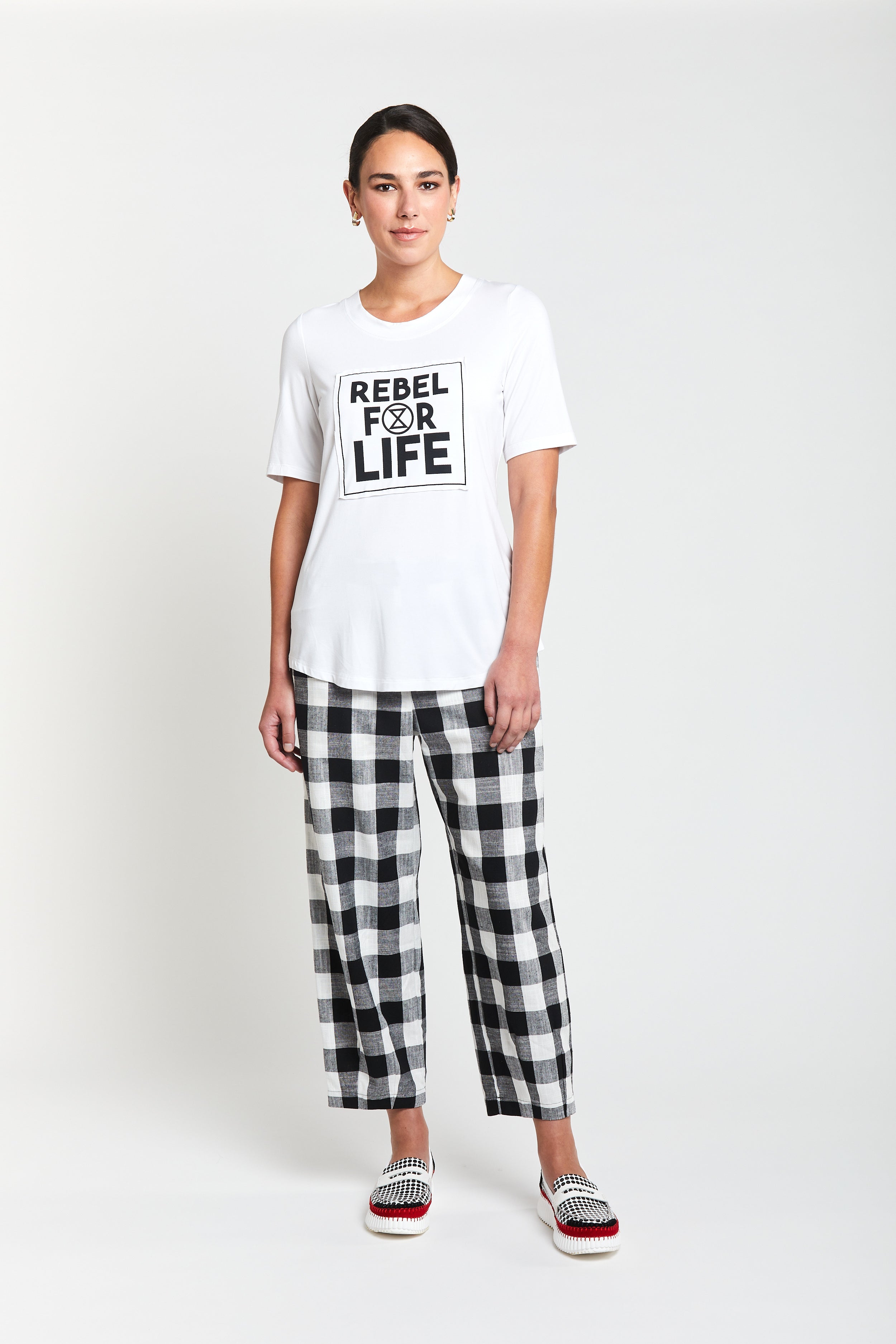 Rebel For Life Tee - White