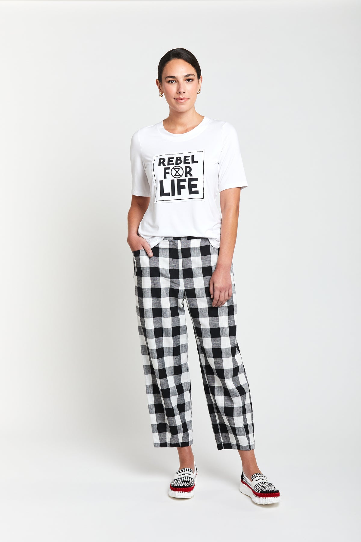 Obi CLEARANCE Rebel For Life Tee - White