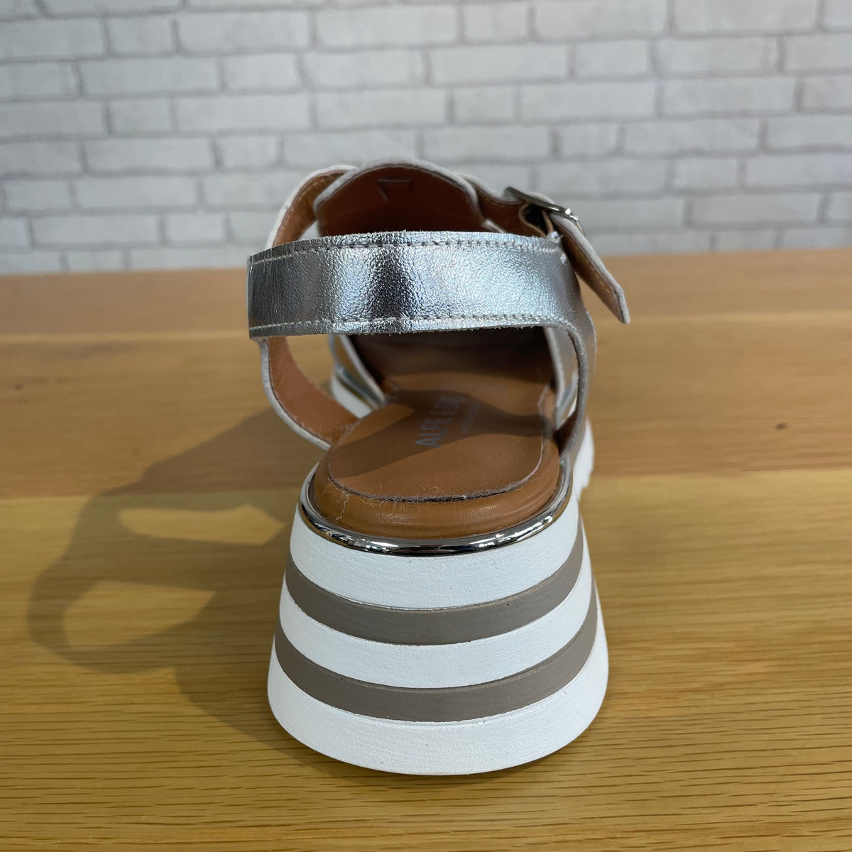 Alfie & Evie Hallie Flatform - Silver