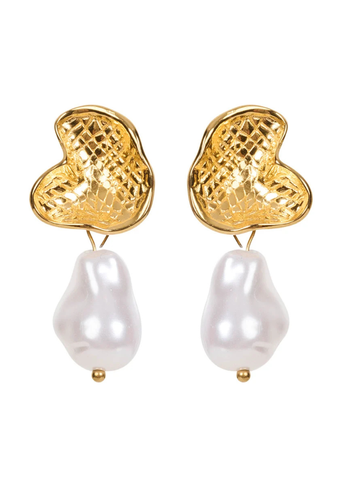 Eb & Ive Alegria Vintage Earring - Gold Press