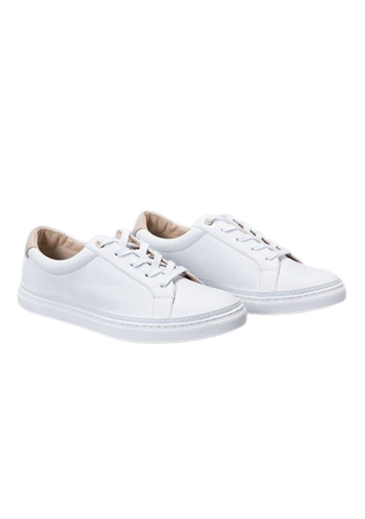 Elk CLEARANCE Alta Sneakers - White With Natural Tab