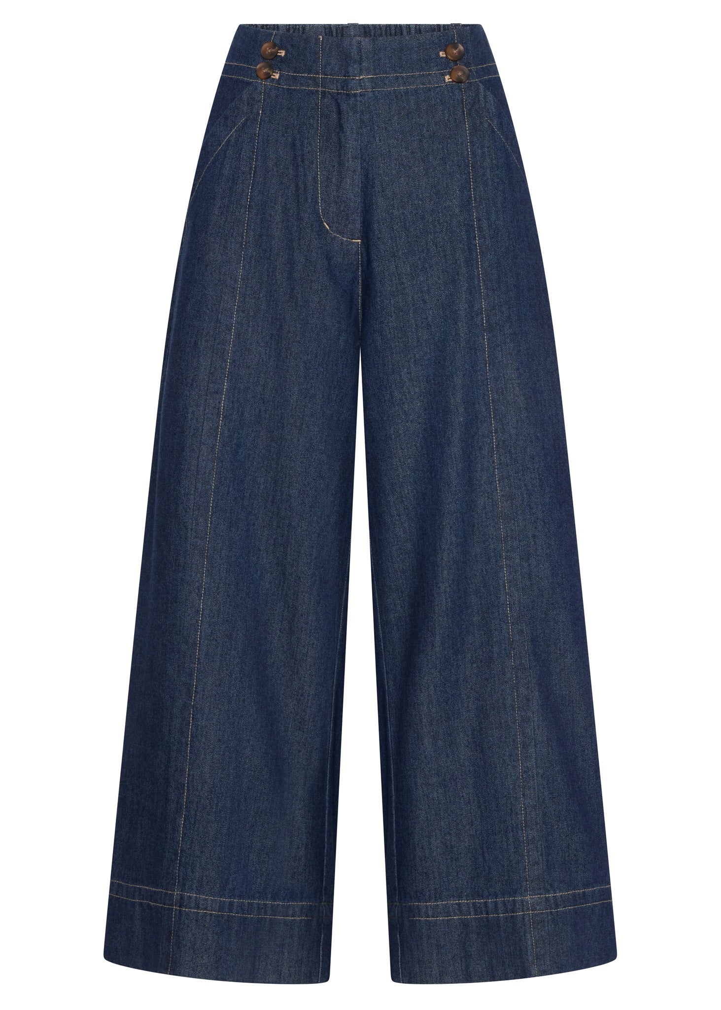 Anise Crop Pant - Denim