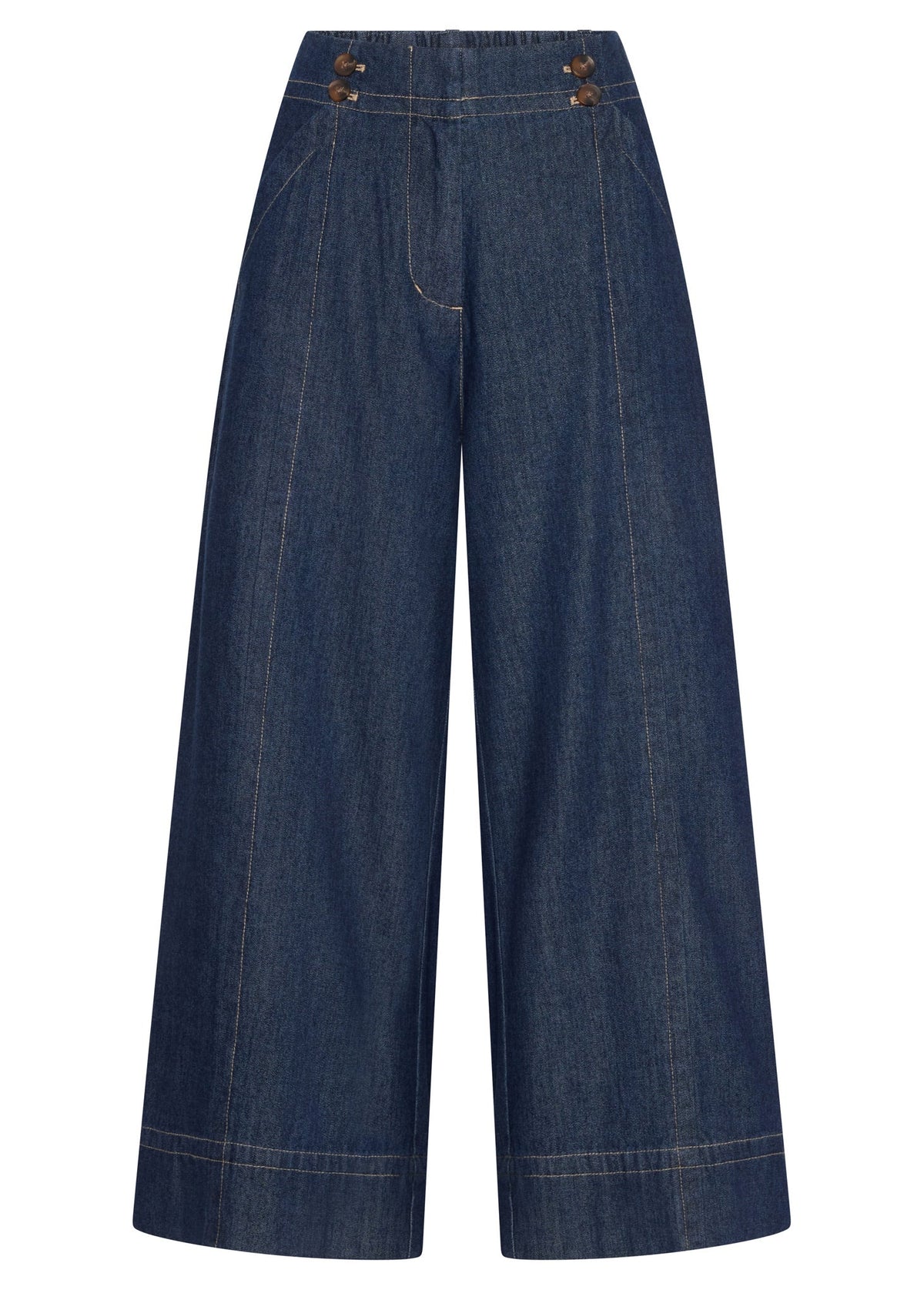 Pol Anise Crop Pant - Denim