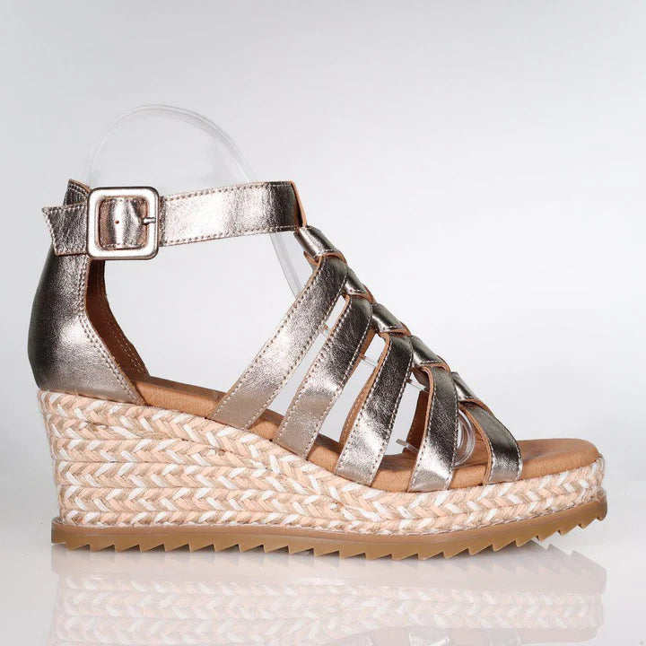 Annette Wedge - Bronze Metallic