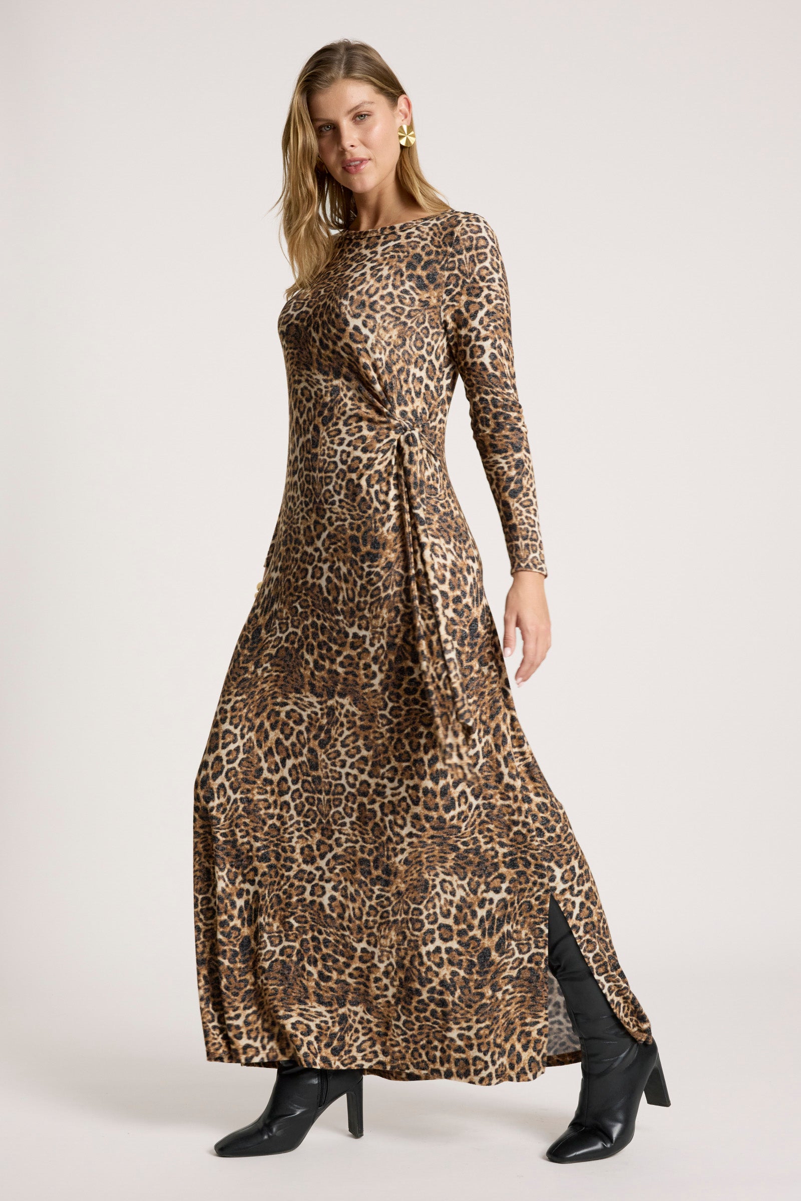 Aria Tie Maxi Dress - Nomad