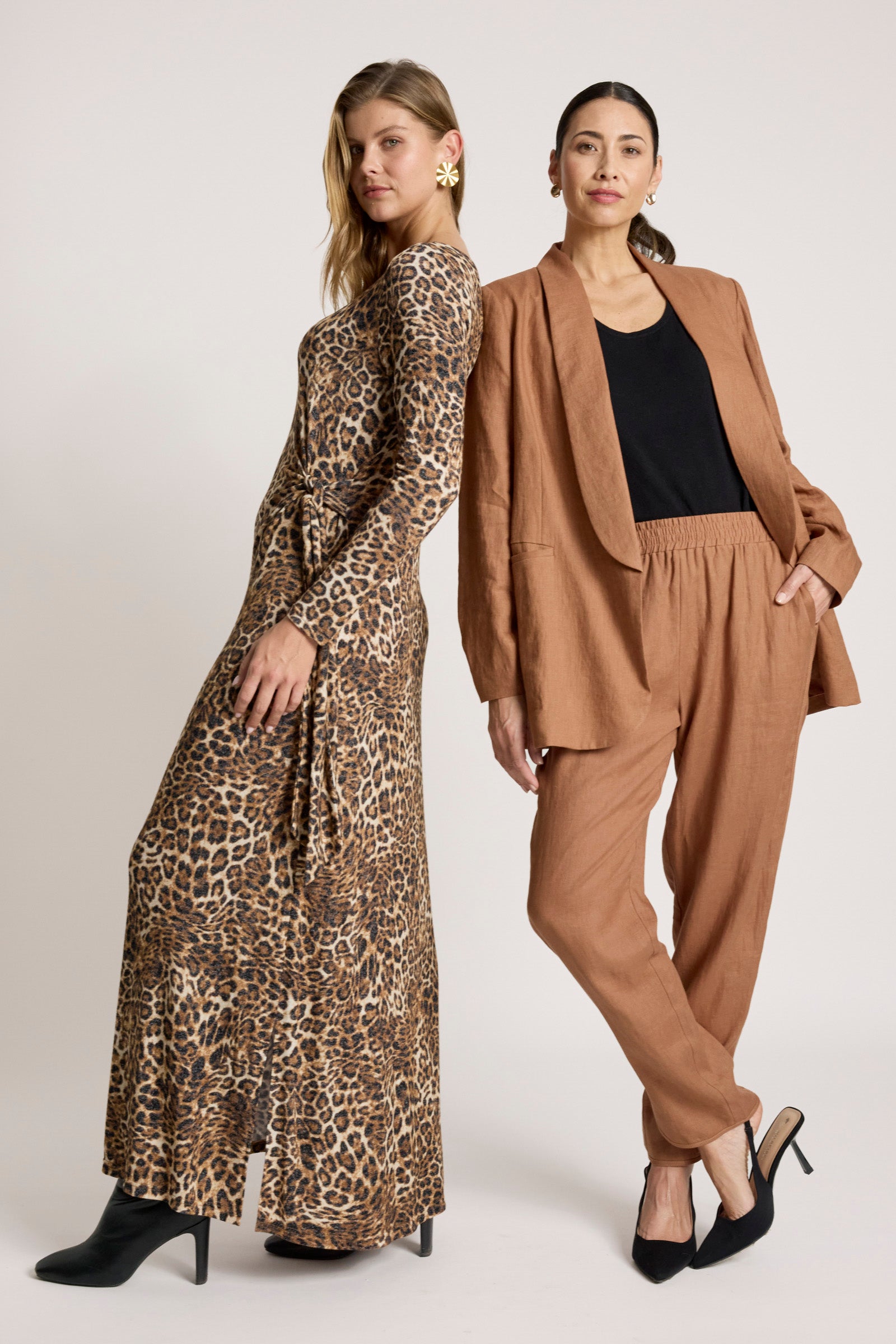 Aria Tie Maxi Dress - Nomad
