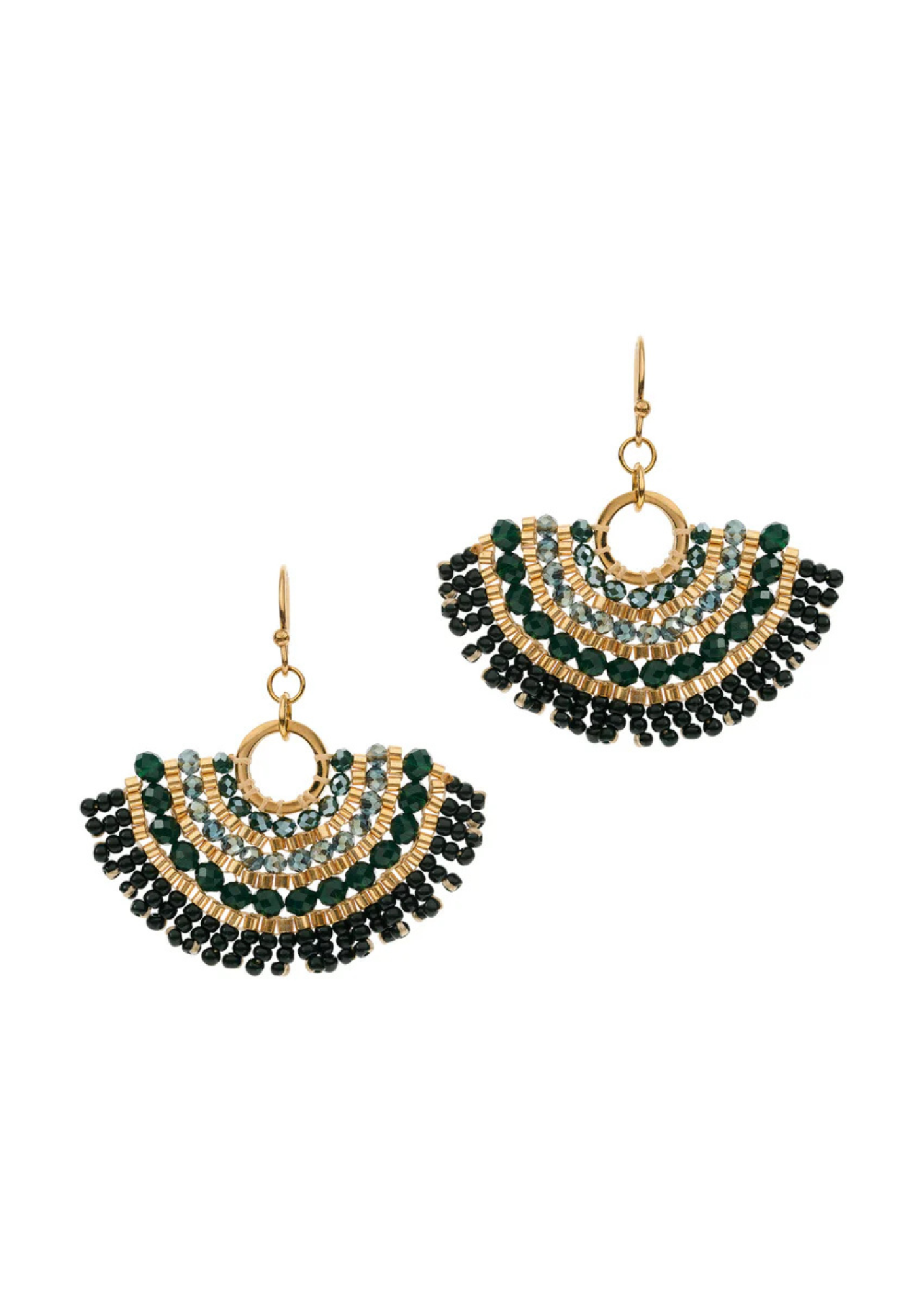 Ayla Fan Earring - Pampas