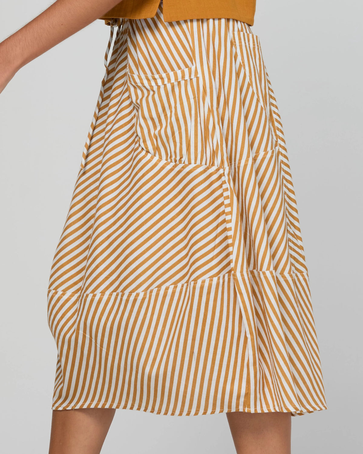 Guru Skirt - Mustard Stripe COMING SOON