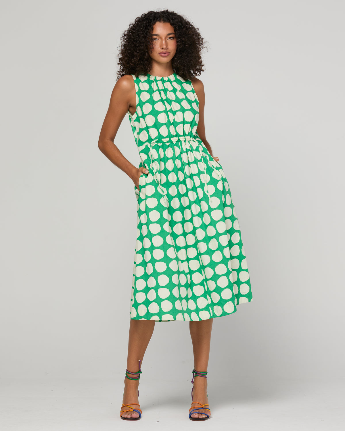 Boom Shankar Carmen Dress - Circulo Print COMING SOON