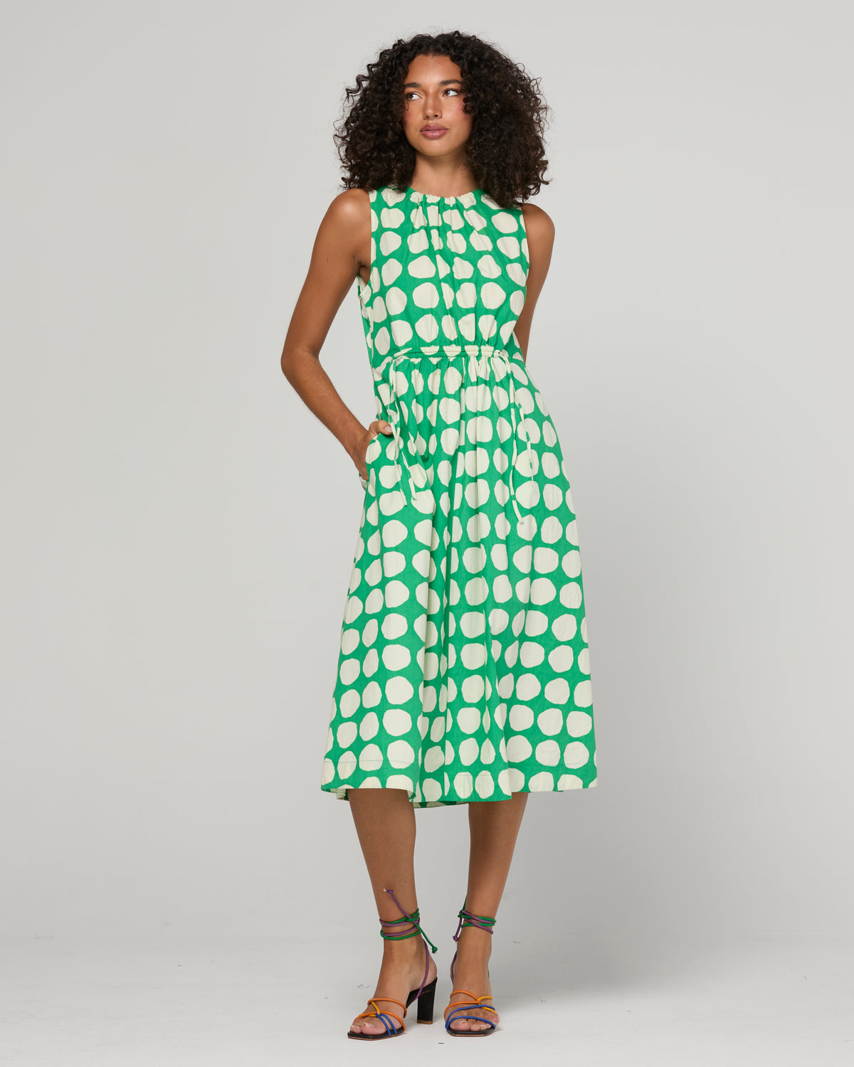 Boom Shankar Carmen Dress - Circulo Print COMING SOON