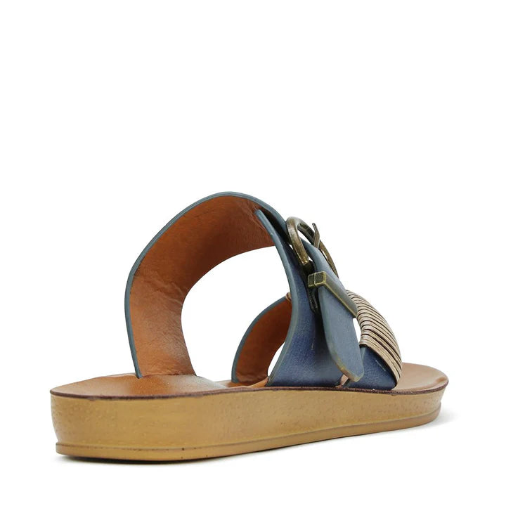 Bria Sandals - Navy