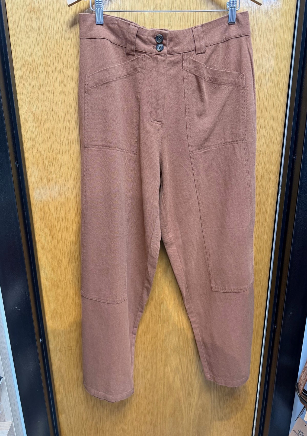 Pol Bronel Barrel Pant - Toffee
