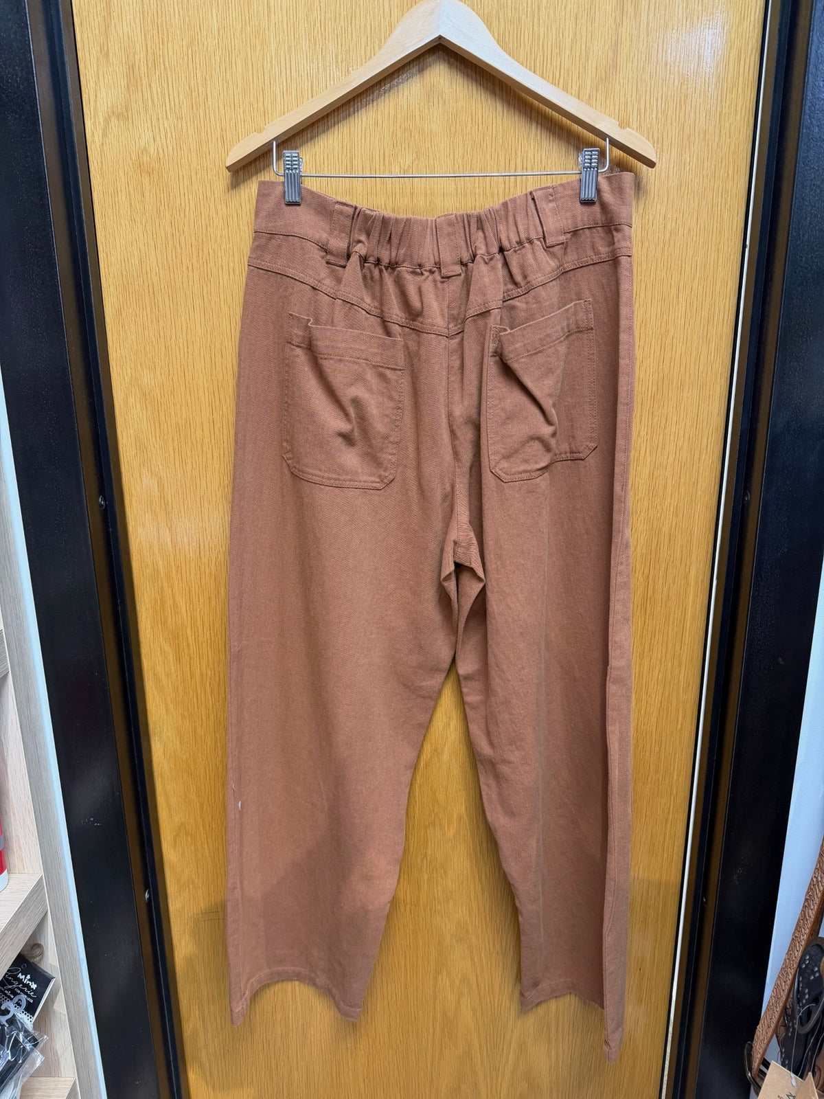 Pol Bronel Barrel Pant - Toffee