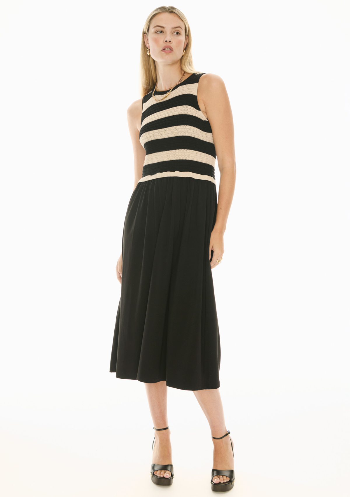 Pol Bonde Knit Dress - Black / Ivory