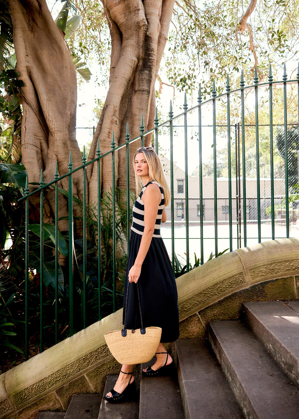 Pol Bonde Knit Dress - Black / Ivory