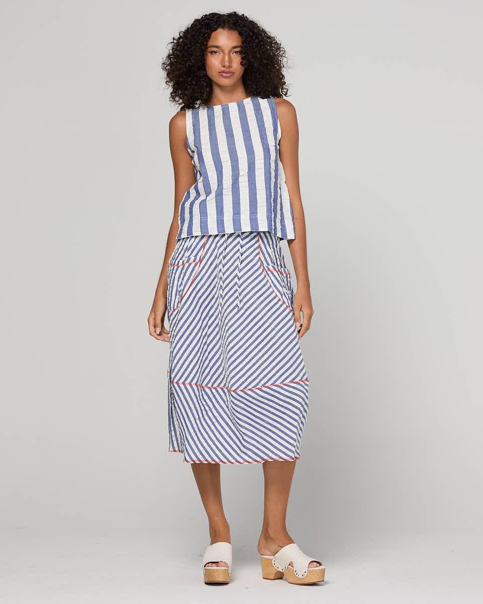 Guru Skirt - Ocean Stripe COMING SOON