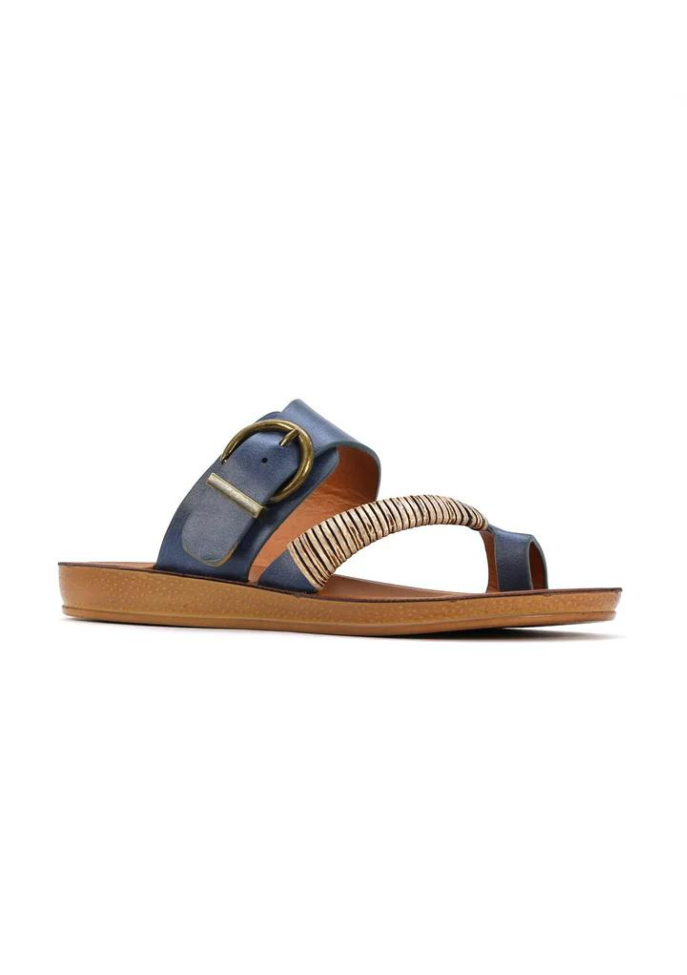 Bria Sandals - Navy