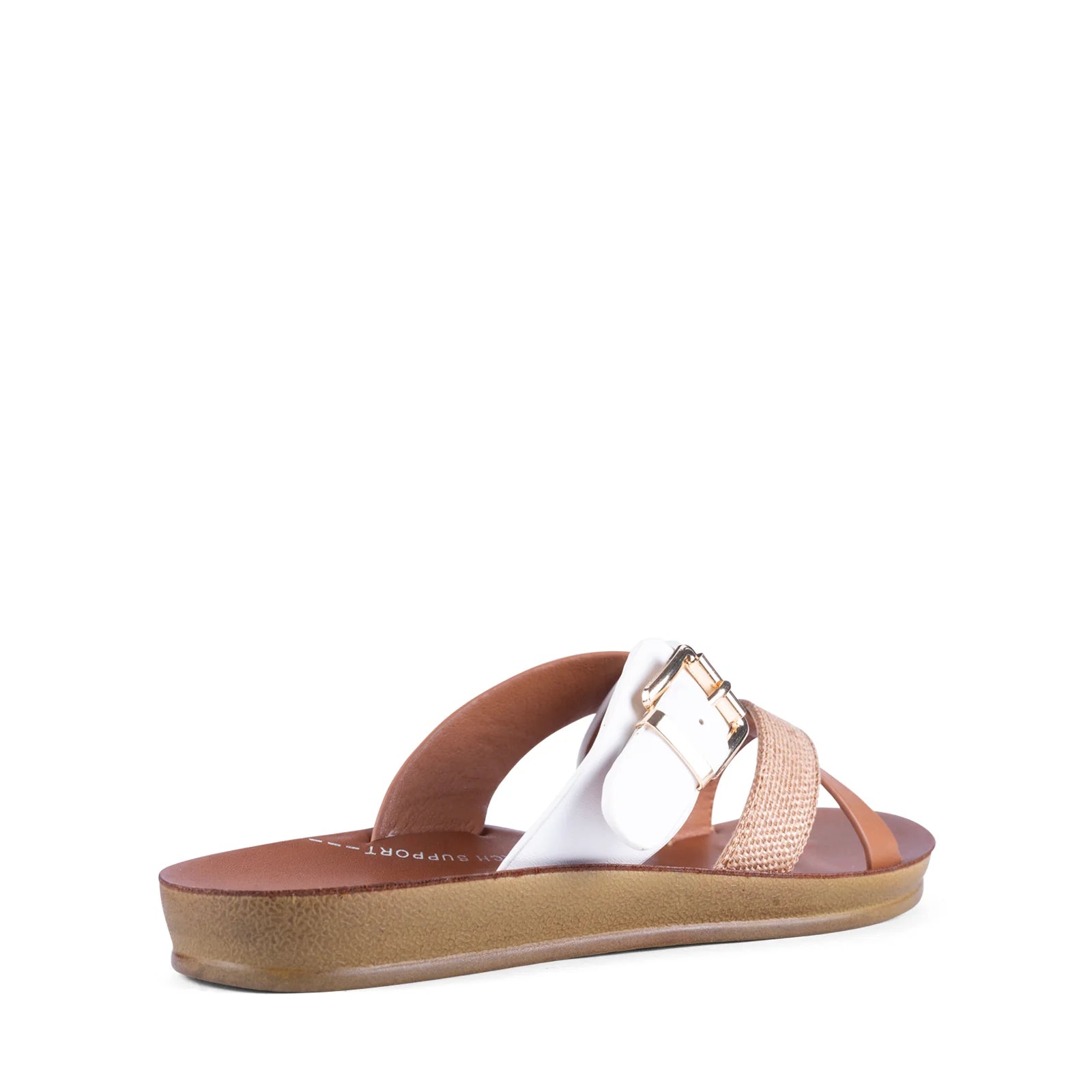 Brik Sandals - White / Brdy / Raffia