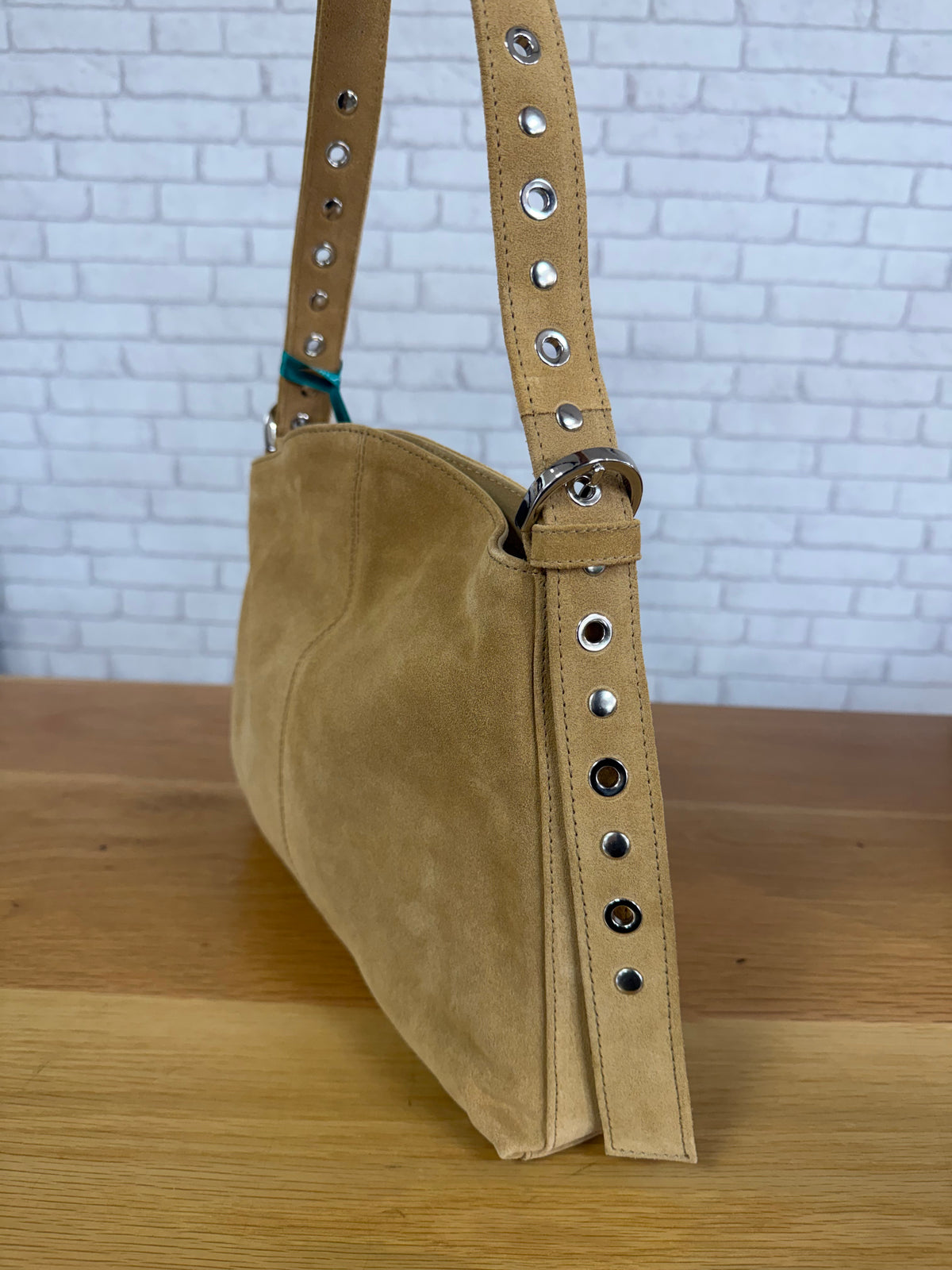 ZFran Baby Suede Bag - Camello