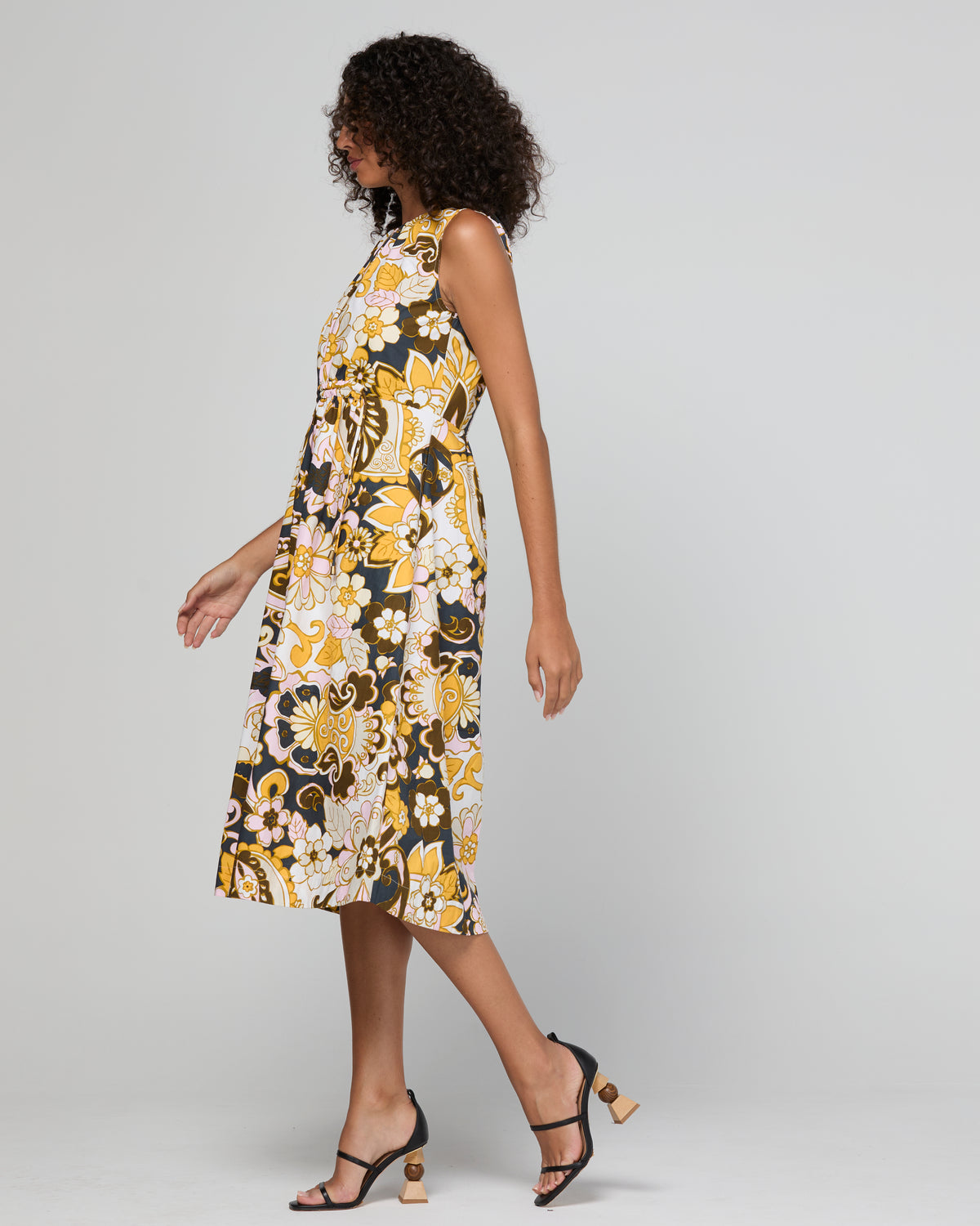 Boom Shankar Carmen Dress - Thema Print