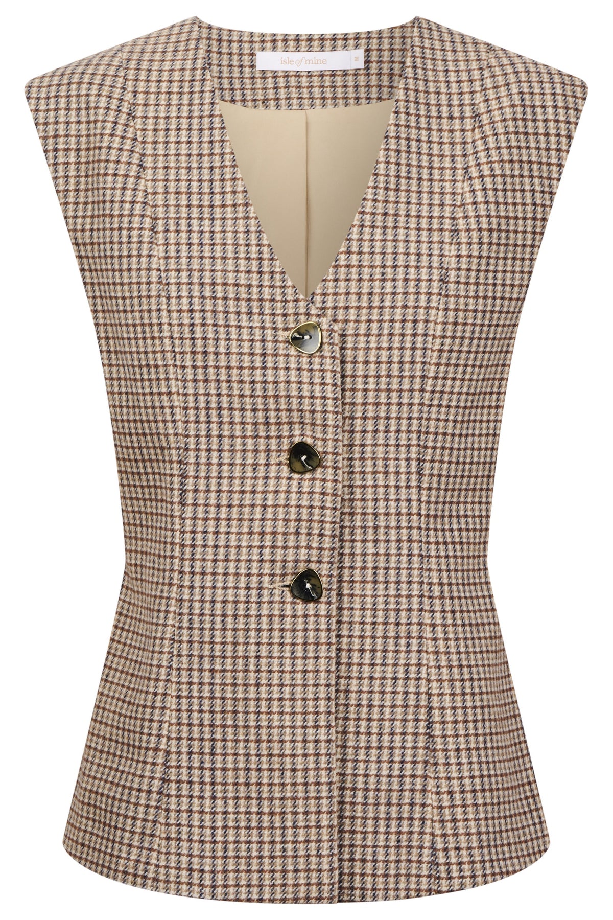 Isle of Mine Cassidy Vest - Taupe