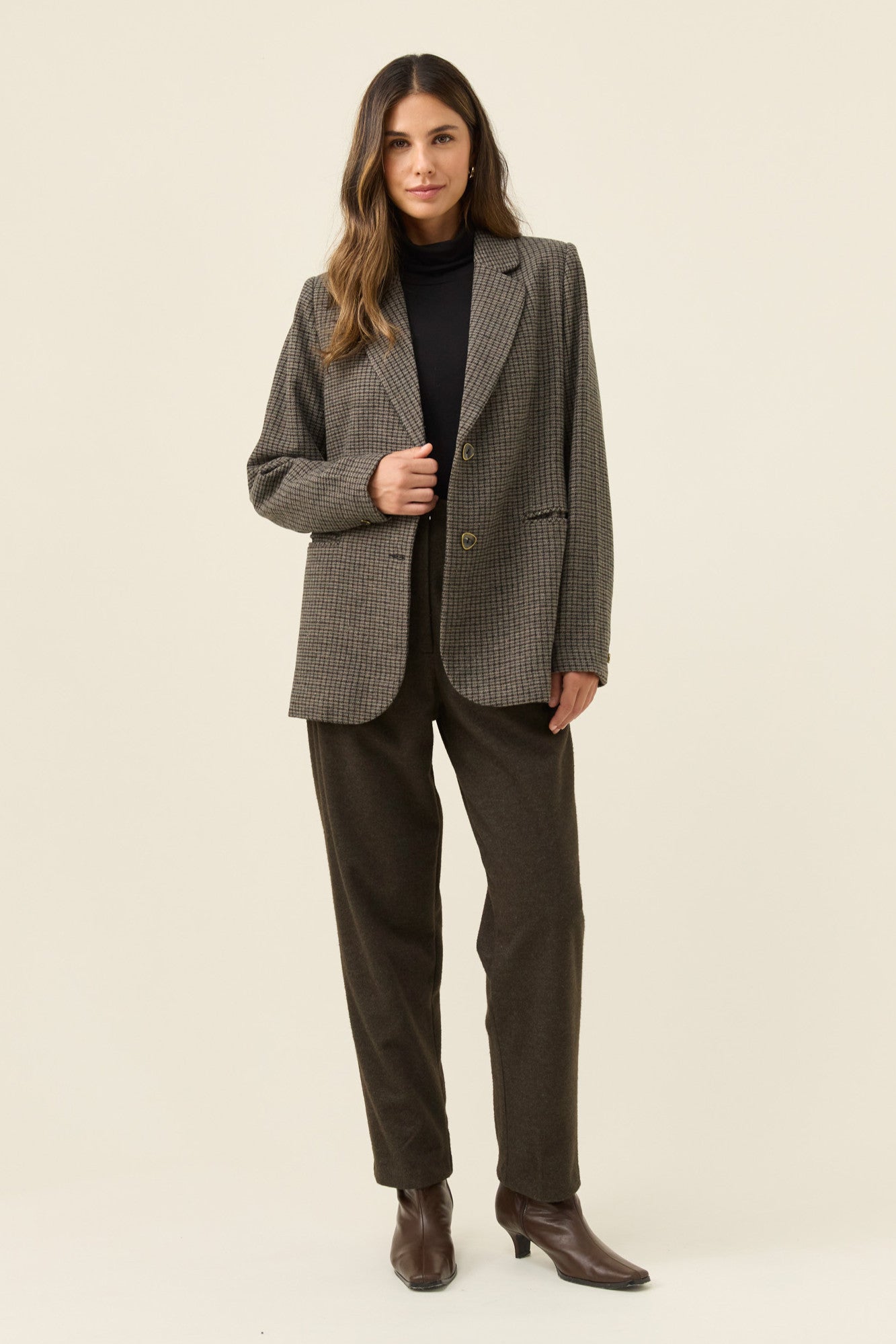 Cassidy Blazer - Charcoal