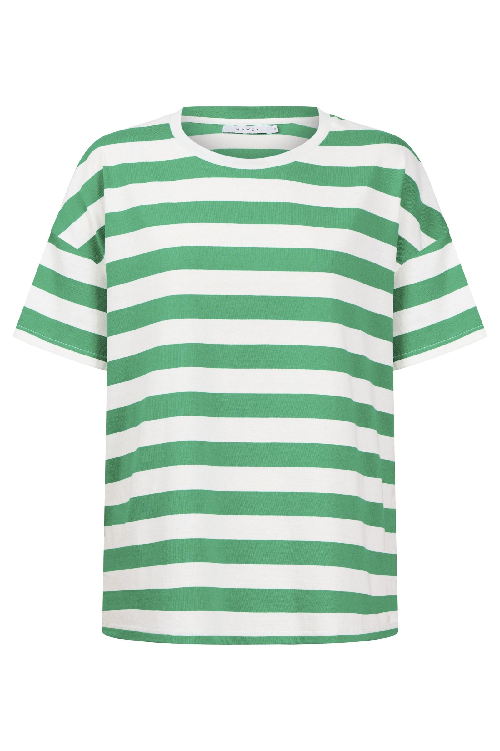 Columbus Stripe T Shirt - Green