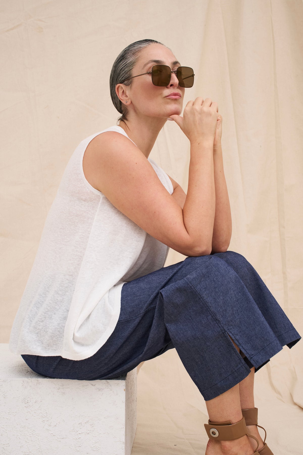 LD & Co Denim Pant - Denim