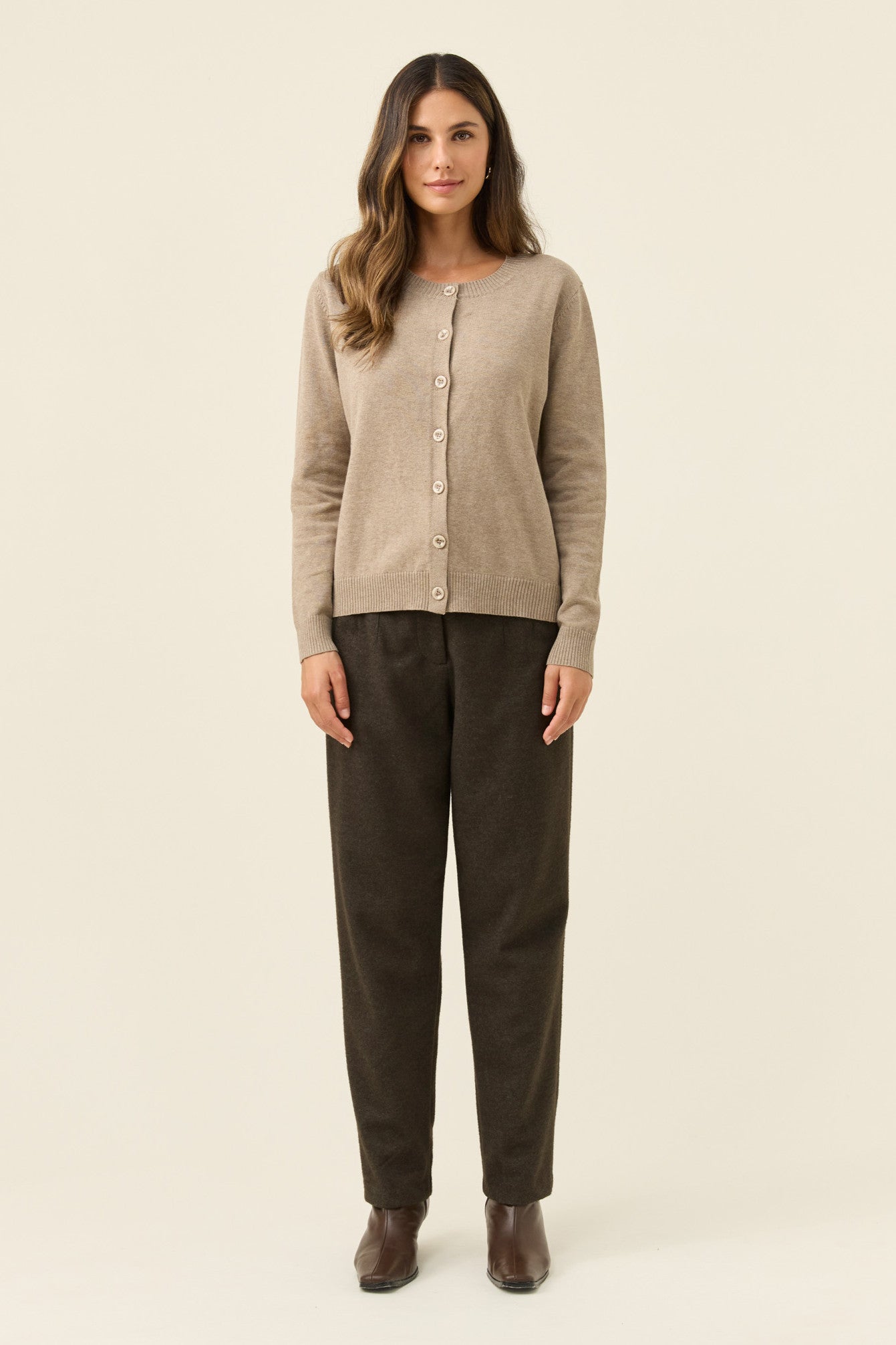 Darby Cardigan - Stone