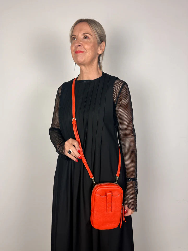 Dial Up Jetsetter Crossbody Bag - Orange