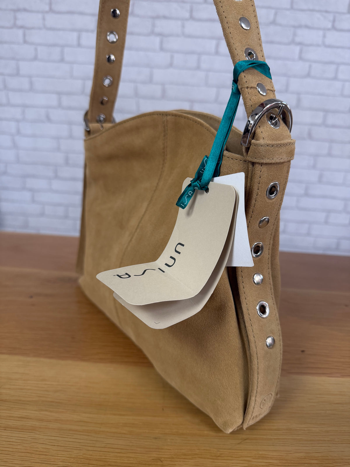 ZFran Baby Suede Bag - Camello