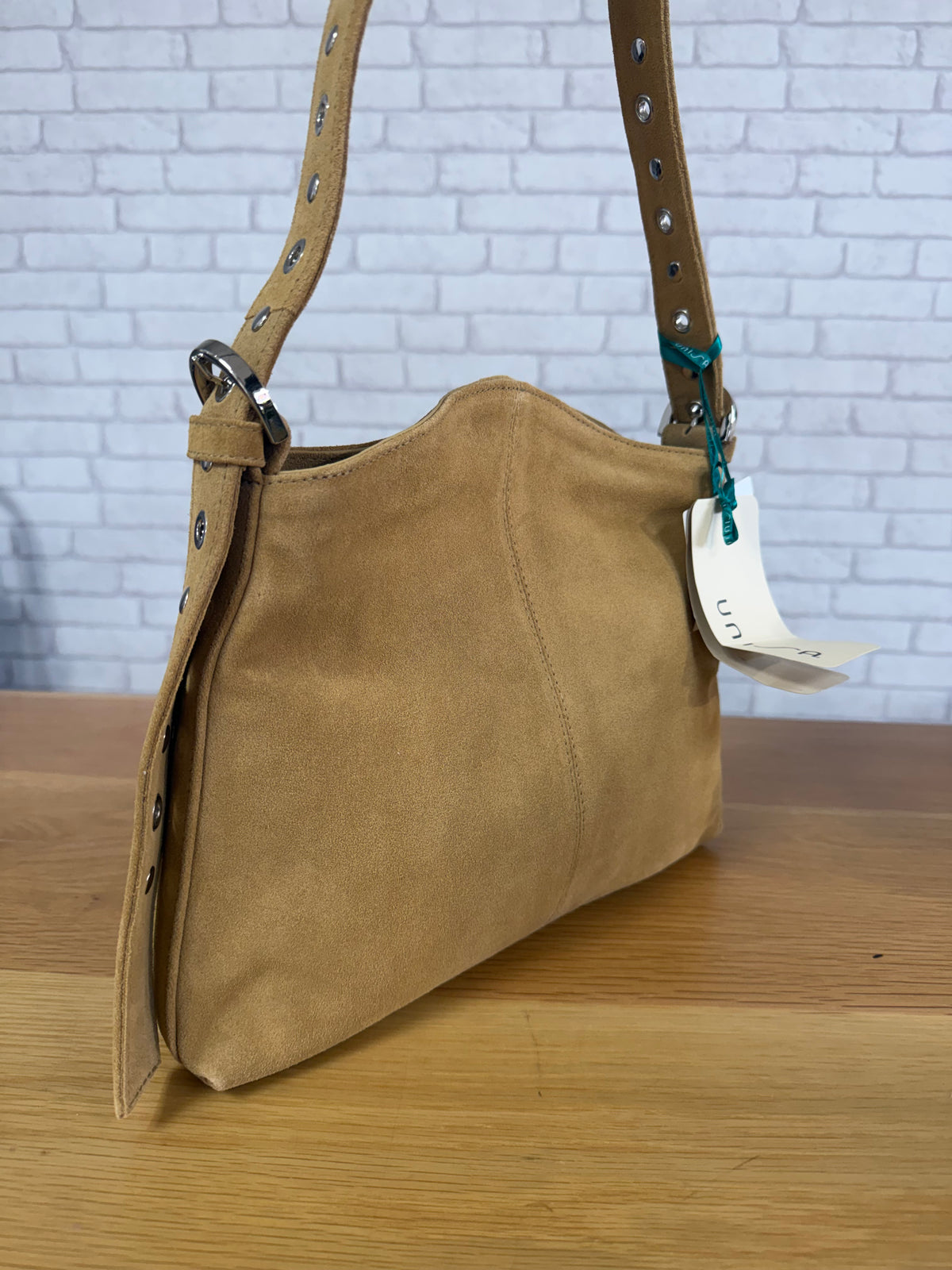 ZFran Baby Suede Bag - Camello
